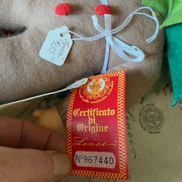 Lenci Funghetto Italian Toadstool, Mushroom Doll NIB, NWT;  #367/499 - Picture 4 of 14